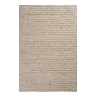 Colonial Mills Natural Wool Houndstooth Cream Braided Rug