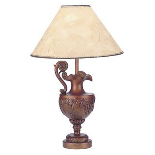 ORE Polyresin Table Lamp in Bronze