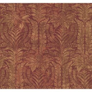 York Wallcoverings Tommy Bahama Palm Damask Unpasted Wallpaper