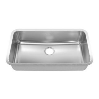 Stainless Steel Undermount Single kitchen sink in Brushed Stainless
