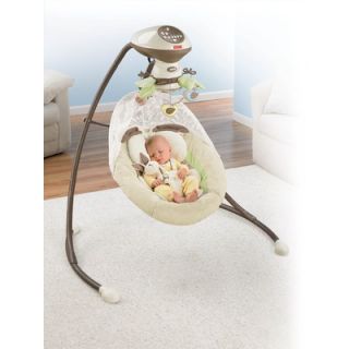 Fisher Price My Little Snug a bunny Cradle and Swing