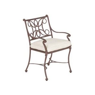 Woodard Landgrave Chateau Dining Arm Chair with Cushion
