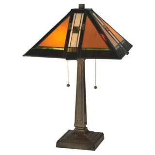  Tiffany Style Dragonfly Table Lamp with 128 Cabochons   CH19B145TL