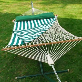 Cotton Rope Hammock with Hanging Hardware, Hammock Pad and