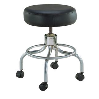 Drive Medical Wheeled Round Stool in Black