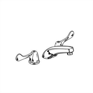 Delta Commercial Widespread Bathroom Faucet with Double Scoll Handles