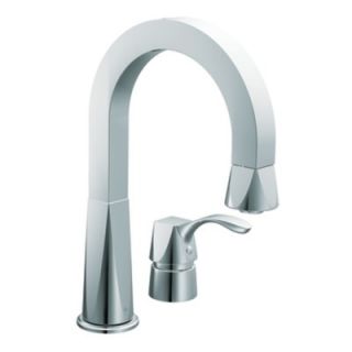 Moen Divine One Handle Widespread High Arc Pullout Bar Faucet