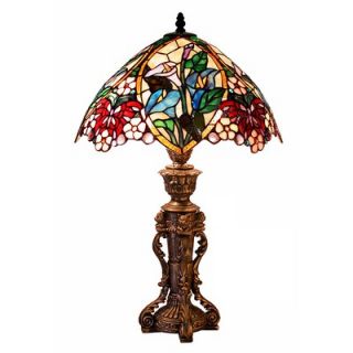 Warehouse of Tiffany Flower Design Table Lamp   2848+BB818
