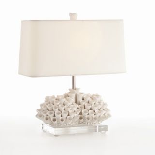ARTERIORS Home Cassidy Handmade White Porcelain and Acrylic Lamp with
