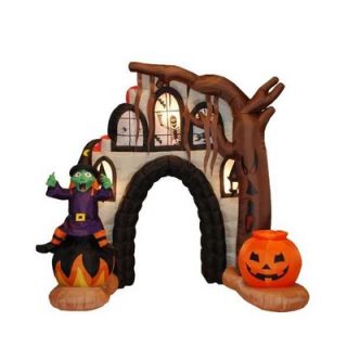 BZB Goods 8.5 Halloween Inflatable Haunted House Arch