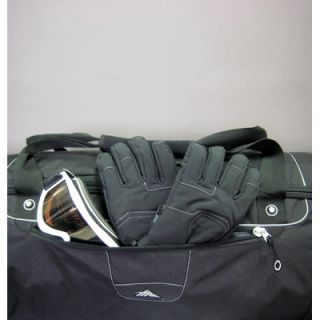 High Sierra Ski & Snowboard Adjustable Wheeled Combo Bag in Black