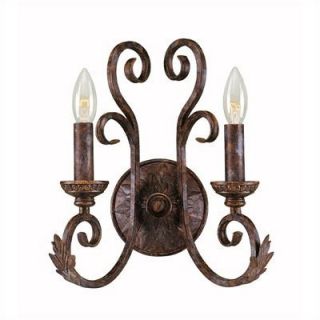 World Imports Lighting Medici Wall Sconce in Oxide Bronze   81082