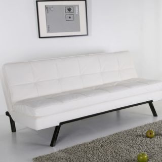 Abbyson Living Magnolia Leather Convertible Sofa   AD 150L X