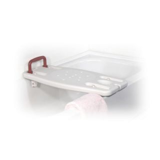 Portable Shower Bench in White