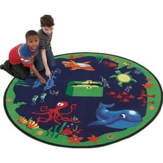 Flagship Carpets Educational Sea Hunt Kids Rug