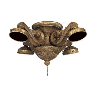 Minka Aire French Curl Four Light Branched Ceiling