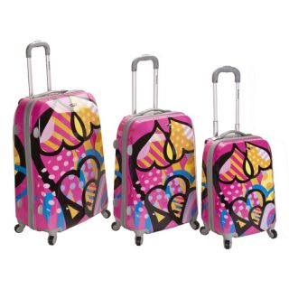 Vision 3 Piece Polycarbonate/ABS Spinner Luggage Set