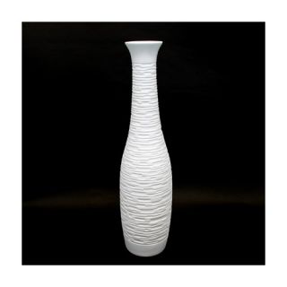 30 White Ceramic Vase II in Matte