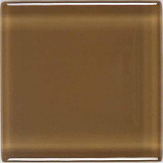 American Olean Legacy Glass 2 x 2 Solid Mosaic Tile in Leather
