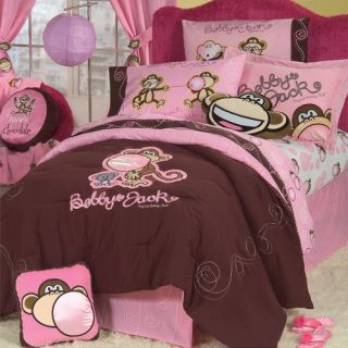 Burst My Bubble Comforter in Pink and Brown