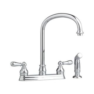 American Standard Hampton Two Handle Centerset kitchenFaucet with Side