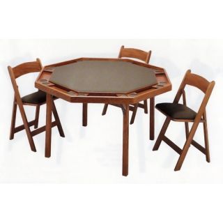 52 Maple Contemporary Folding Poker Table