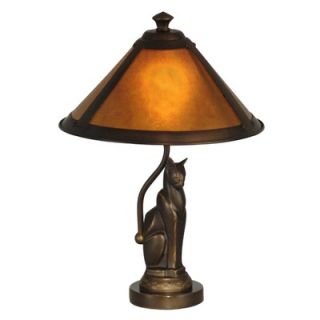 Dale Tiffany Ginger One Light Accent Table Lamp in Antique Bronze