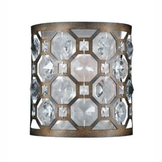 Triarch Lighting Cartier One Light Wall Sconce in Weathered Bronze
