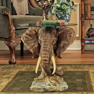 Design Toscano Lord Earl Houghtons Trophy Elephant Coffee Table
