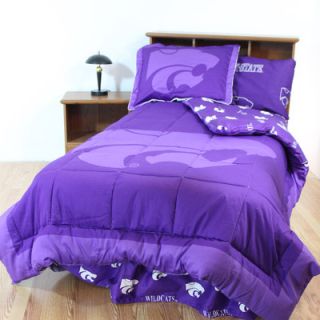 College Covers Kansas State Bed in a Bag with Team Colored Sheets