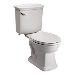 Barclay Washington Elongated Toilet in White