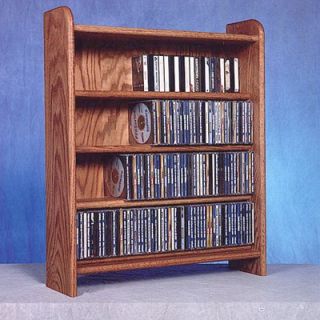 Wood Shed 300 Series 220 CD Multimedia Tabletop Storage Rack