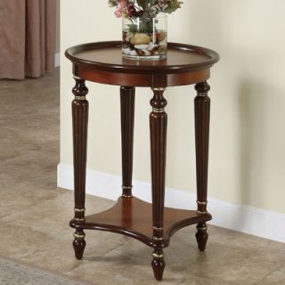 Powell Masterpiece Accent Table in Warm Cherry  