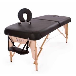 SierraComfort Luxe Portable Massage Table   SC 1001 BLACK
