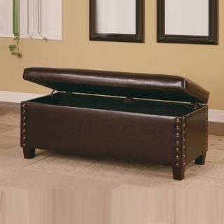 Wildon Home ® Broadbent Leather Storage Bench