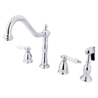 Elements of Design Heritage Two Handle Widespread Kitchen Faucet with