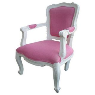 Gift Mark Louis Childrens Arm Chair in White and Pink