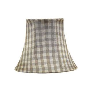 Jubilee Collection Chandelier Shade with Taupe Checks  