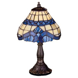 Chloe Lighting Tiffany Style Victorian Pedestal Lamp with 26 Cabochons