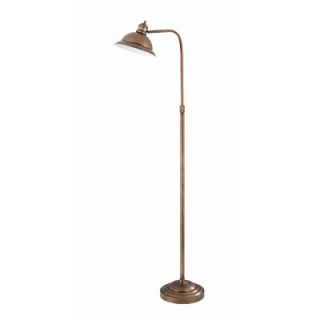 Lite Source Minuteman Adjustable Metal Floor Lamp in Aged Copper