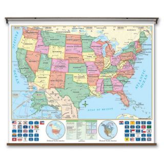 Universal Map Essential Wall Map   United States