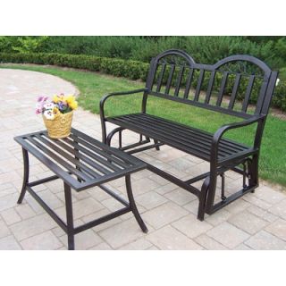 Oakland Living Rochester 2 Piece Bench Seating Group   6133 6130 2