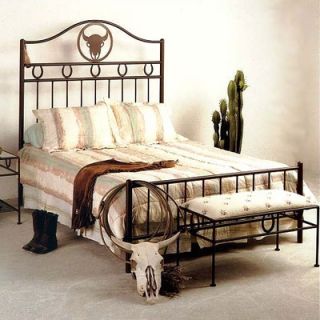 Chintaly Laser Cut Wrought Iron Bedroom Collection   6453 BED HFBD