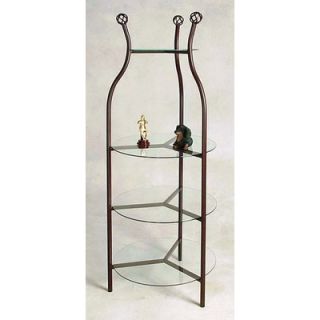 Grace Round Fixture with 4 Glass Shelves  