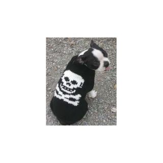 Chilly Dog Black Skull Dog Sweater   200 13