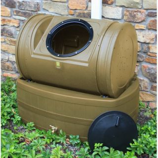 Good Ideas Compost Wizard Hybrid Composter and Rain Barrel in Khaki