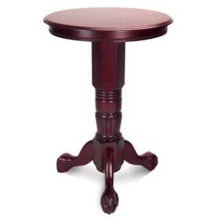  Mahogany Finish Pub Table with Ball and Claw Legs   0026 205