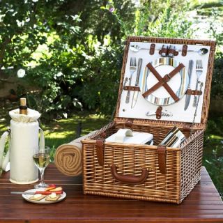 Picnic At Ascot Cheshire Basket for Two with Blanket in Santa Cruz