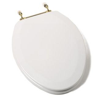 Comfort Seats Deluxe Molded Elongated Toilet Seat in White