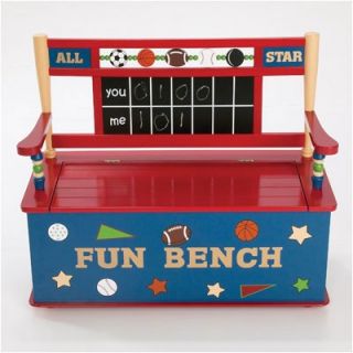 Levels of Discovery All Star Sports Kids Storage Bench   LOD20023